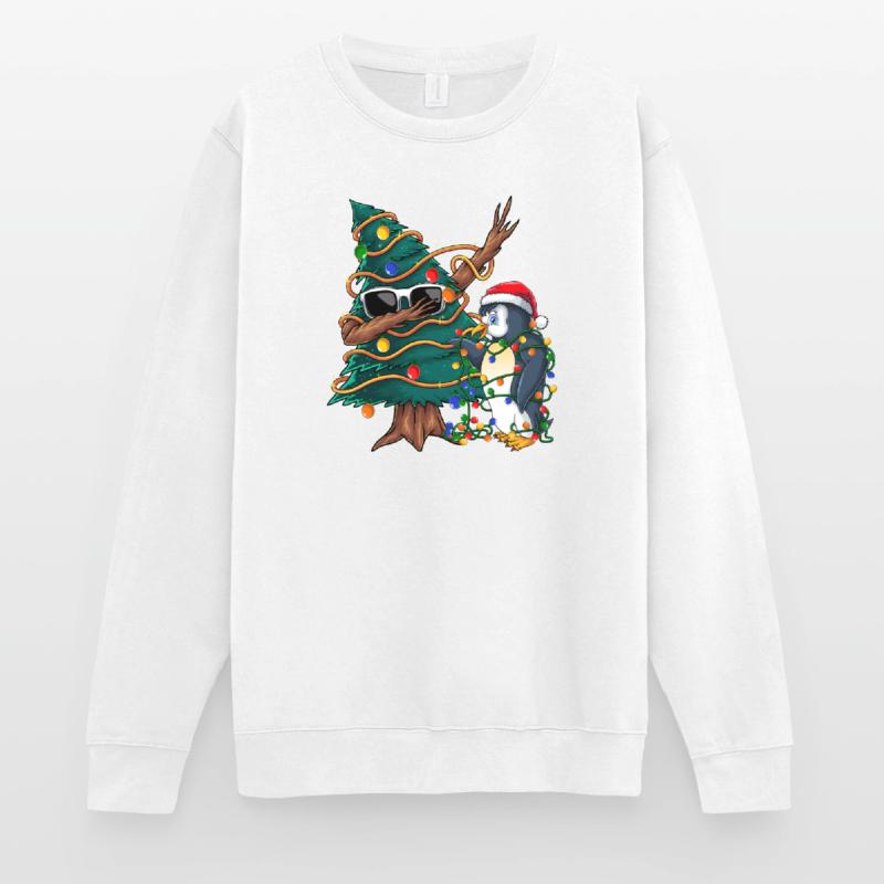 Arbre de Noël Dapping - Pull de Noël Dapping Sweat-shirt Unisexe