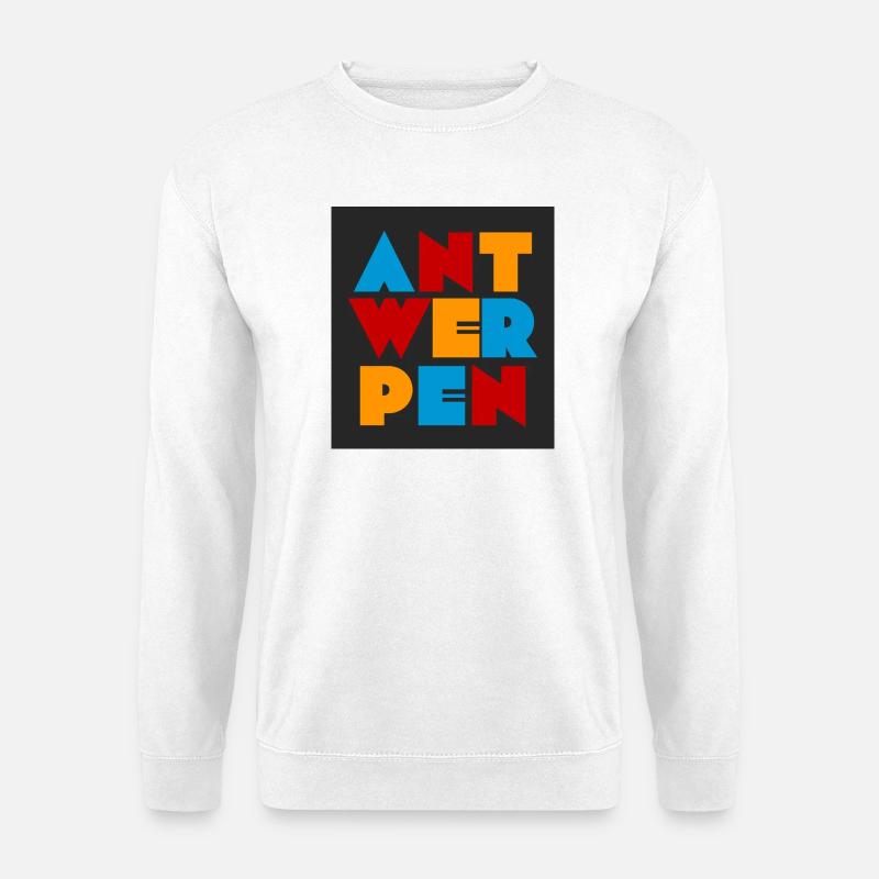 Antwerpen - Antwerp - Unisex Pullover - Weiß