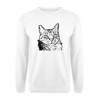 Cat Tiger Cat Cat Shirt Gift - Unisex Sweatshirt - white - Front