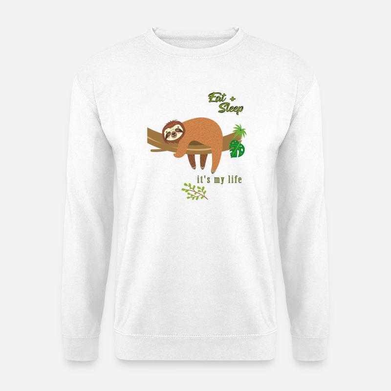 Sloth - Unisex Sweatshirt - white