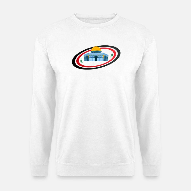 Jerusalem Moschee Quds Sakhra - Unisex Pullover - Weiß