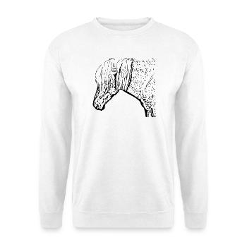 Horses T-shirt Gift Rider - Unisex Sweatshirt - white - Front
