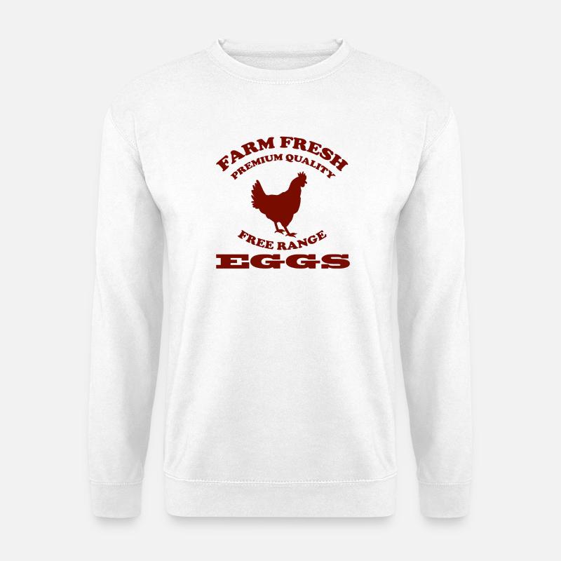 EGGS - Unisex Sweatshirt - white