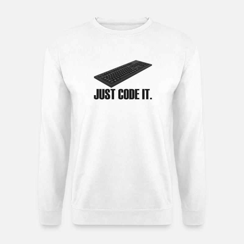 Il suffit de le coder - Sweat-shirt Unisexe - blanc