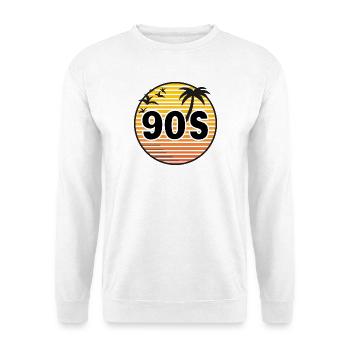 The 90s - Unisex Pullover - Weiß - Vorne
