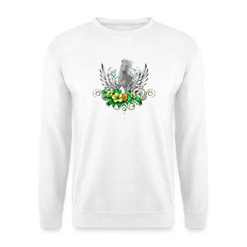 Bienvenue dans le monde magique de la Licorne - Sweat-shirt Unisexe - blanc - Devant