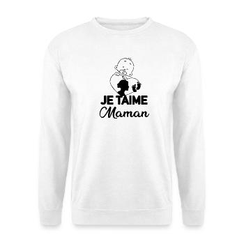 Motif Astral Éclatant pour Vêtements Unisexes - Sweat-shirt Unisexe - blanc - Devant