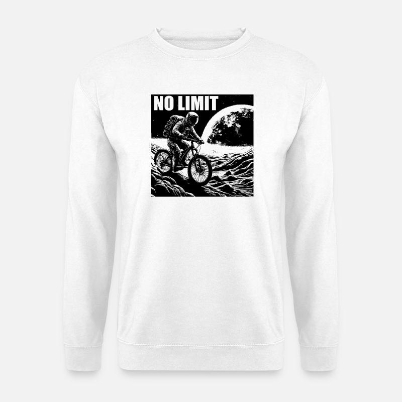 NO LIMIT - Unisex Sweatshirt - white
