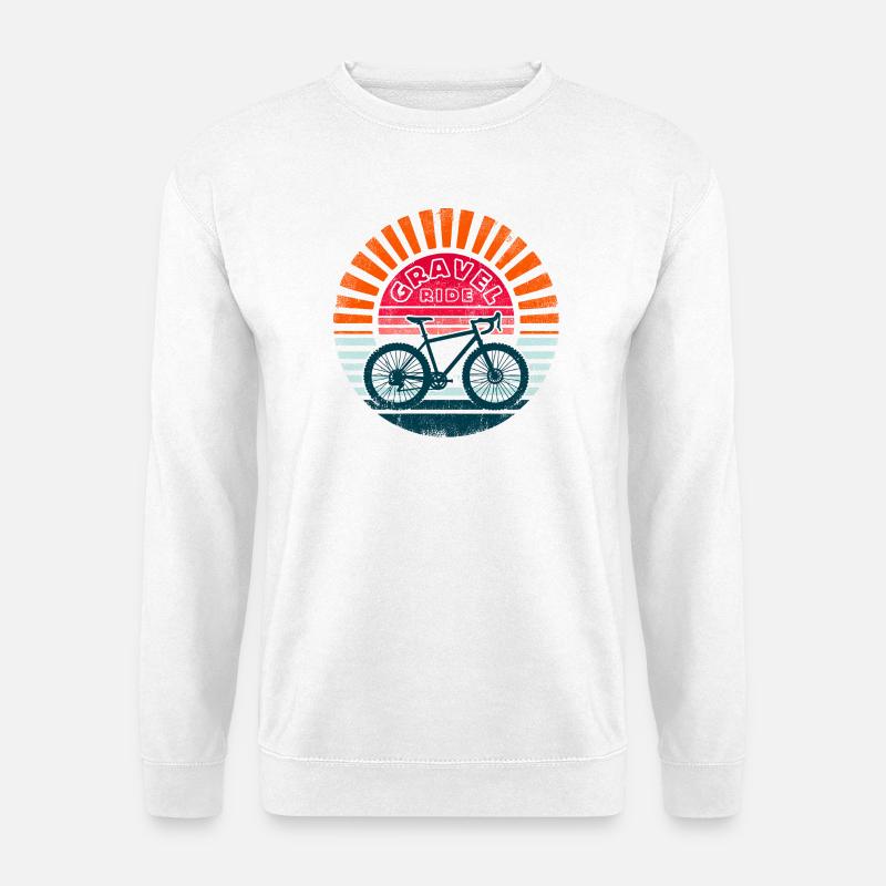 Vintage Gravel RIDE - Unisex Pullover - Weiß