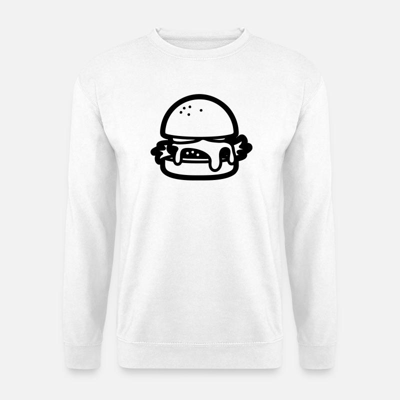 Cheesburger - Unisex Pullover - Weiß