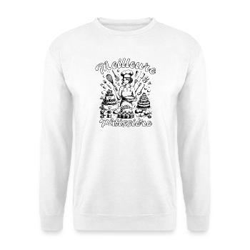 La meilleur pâtissière ! - Sweat-shirt Unisexe - blanc - Devant