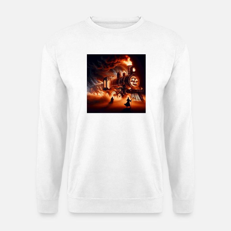 Der Höllenzug - Unisex Pullover - Weiß