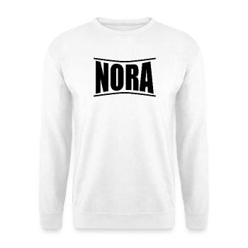 Nora t-shirt t-shirt gift idea - Unisex Sweatshirt - white - Front