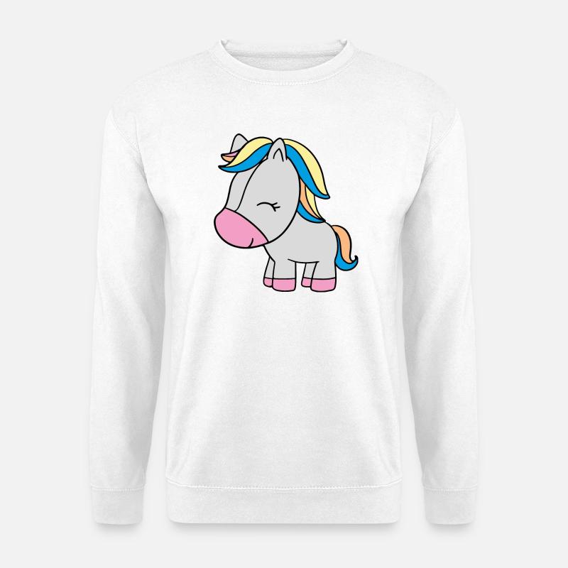 kleines Einhorn - Unisex Pullover - Weiß