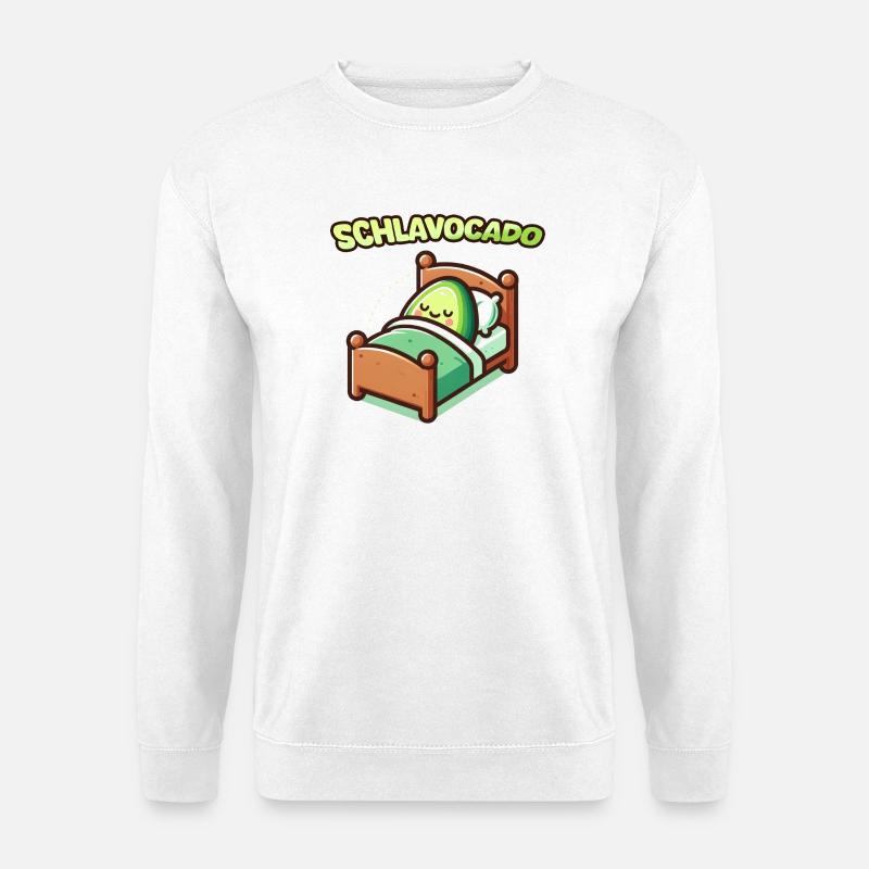 SCHLAVOCADO - Schlafbekleidung - Unisex Pullover - Weiß