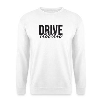 Drive Electric Supercharge - Electric Car Fans - Unisex Sweatshirt - white - Front