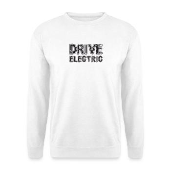 Drive Electric Supercharge - Electric Car Fans - Unisex Sweatshirt - white - Front