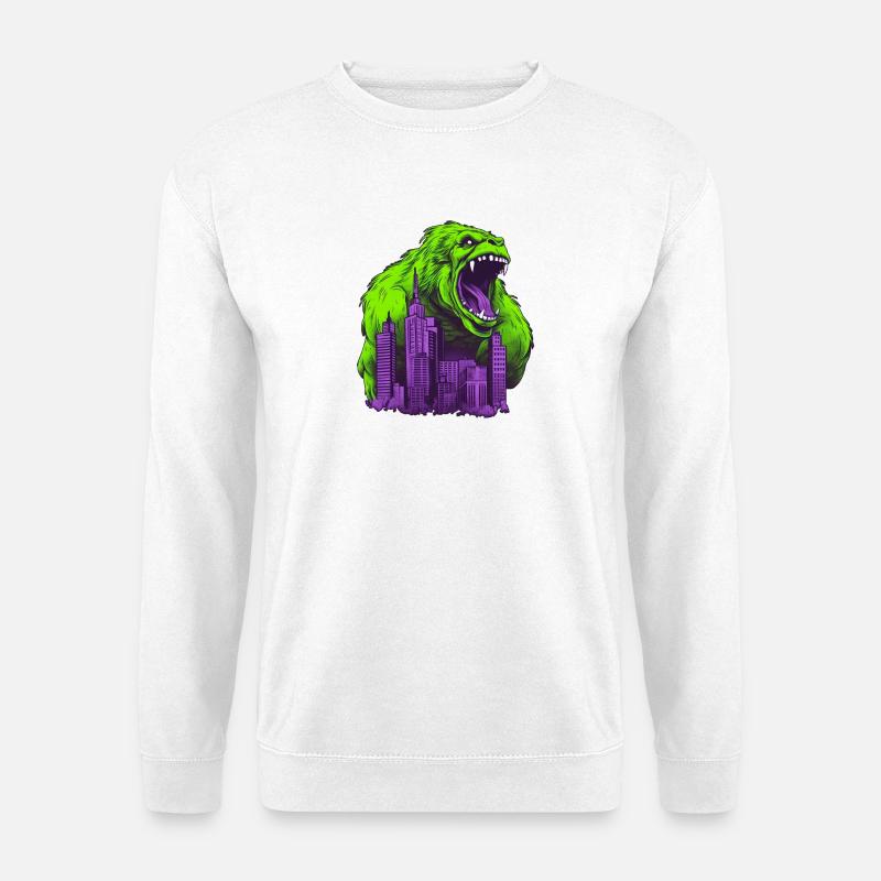 Gorilla 07 - Unisex Pullover - Weiß