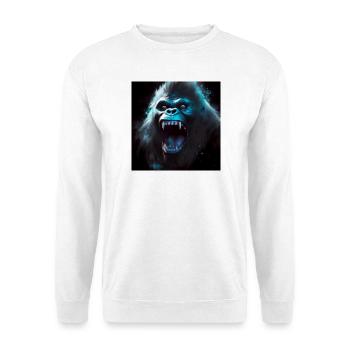 Gorilla 06 - Unisex Pullover - Weiß - Vorne