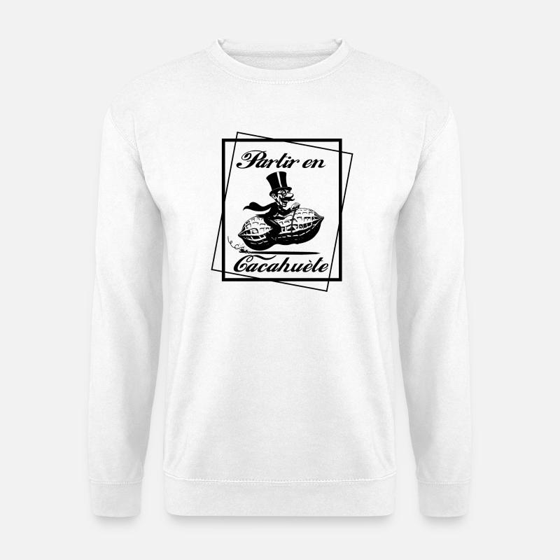 Erdnuss-Trip - Unisex Pullover - Weiß