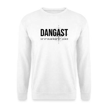 Koordinaten Dangast - Unisex Pullover - Weiß - Vorne