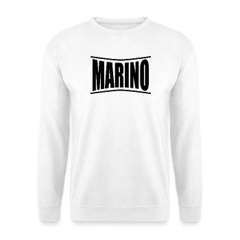 Idée cadeau t-shirt t-shirt Marino - Sweat-shirt Unisexe - blanc - Devant