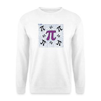 Pi-Tag - Glücklicher Pi-Tag - Unisex Pullover - Weiß - Vorne
