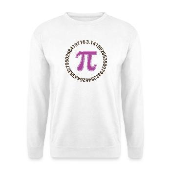 Pi-Tag - Glücklicher Pi-Tag - Unisex Pullover - Weiß - Vorne