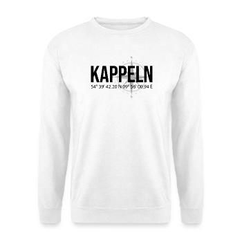 Koordinaten Kappeln - Unisex Pullover - Weiß - Vorne