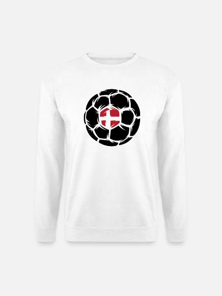 Handbollssymbol Handboll Danmark Logo ikon - Unisextröja - vit