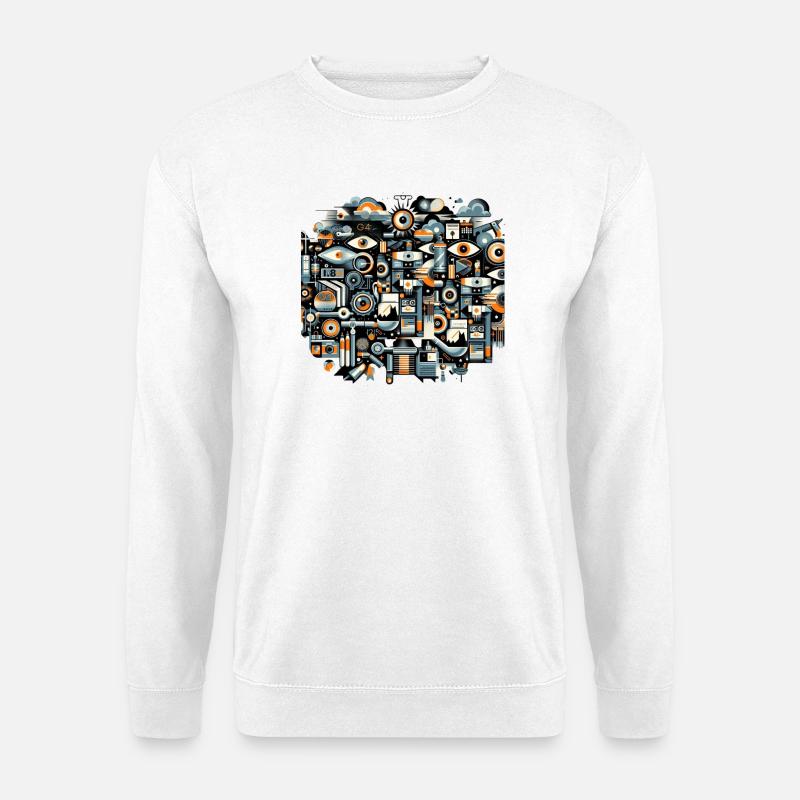 Indriustrial-Technologie - Unisex Pullover - Weiß