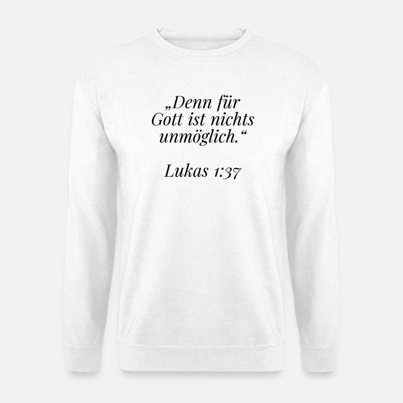 Segen - Unisex Pullover - Weiß