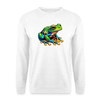Frosch - Unisex Pullover - Weiß - Vorne