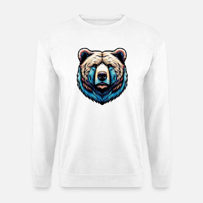 Bear - Unisex Sweatshirt - white