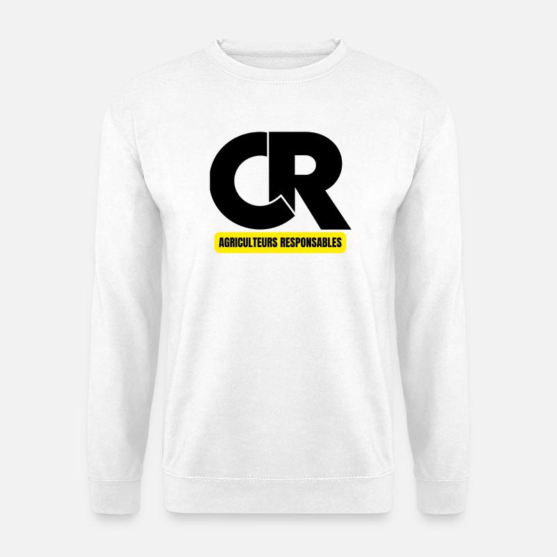 Landwirte, Bauer, Bauer, Bauer - Unisex Pullover - Weiß