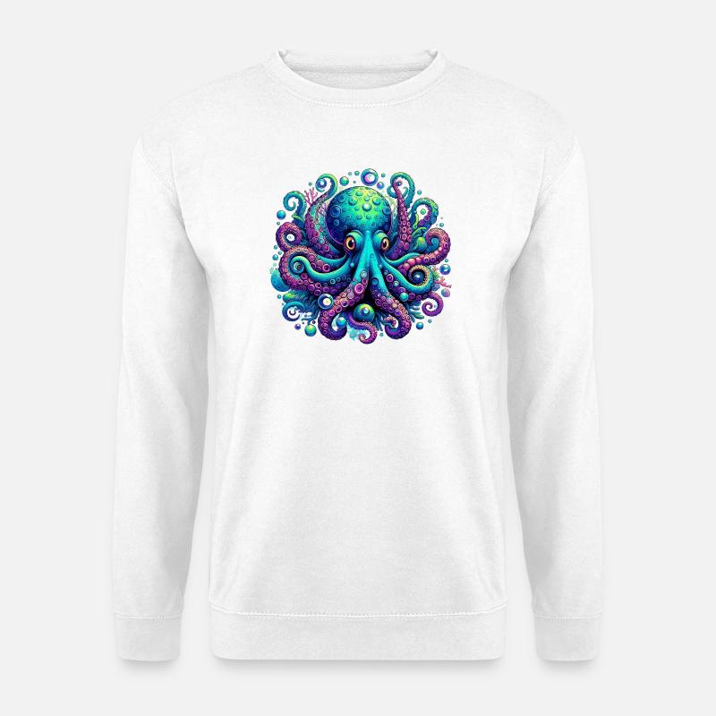 Octopus - Unisex Sweatshirt - white