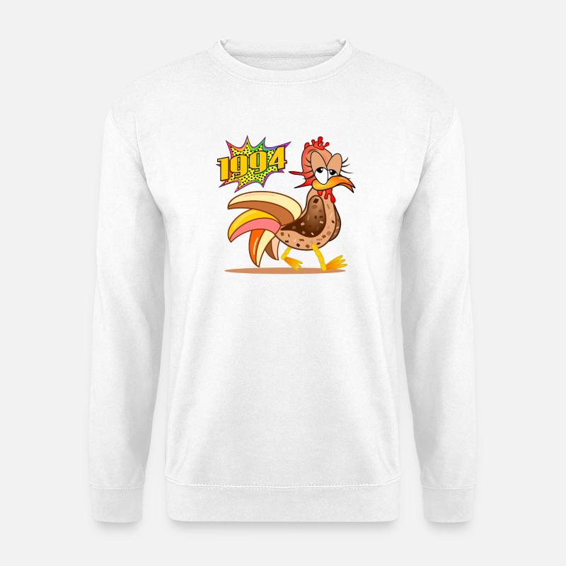 32 Jahre alt | 32. Geburtstag Hühner 1994 - Unisex Pullover - Weiß
