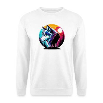 Wolf - Unisex Sweatshirt - white - Front