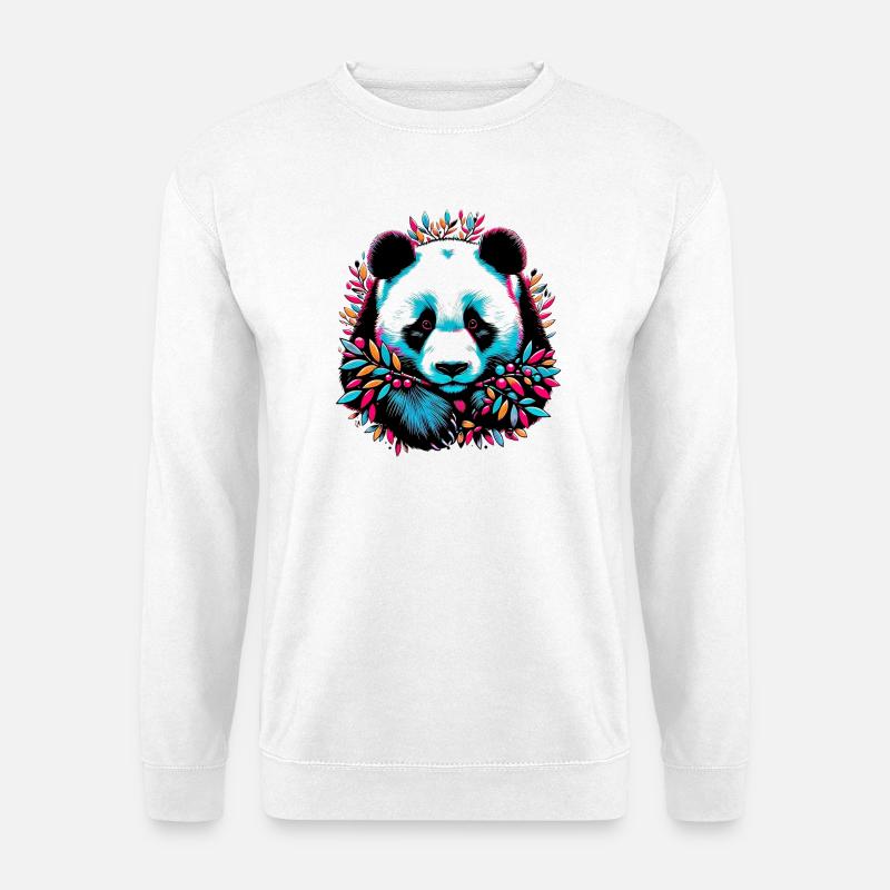 Panda - Sweat-shirt Unisexe - blanc
