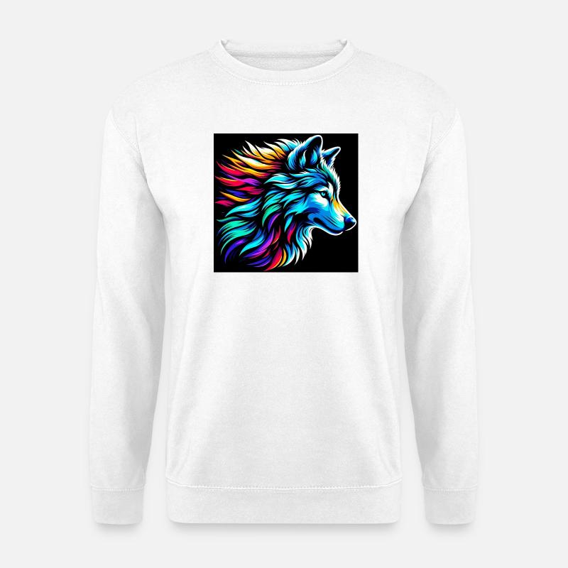 Wolf - Unisex Sweatshirt - white