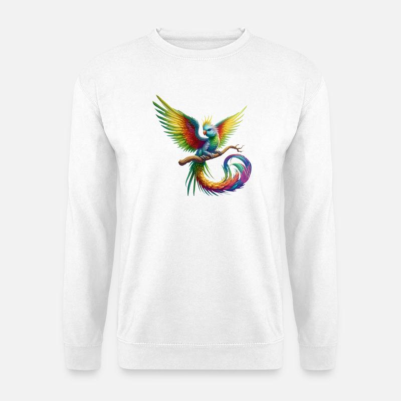 Paradiesvogel (01) - Unisex Pullover - Weiß