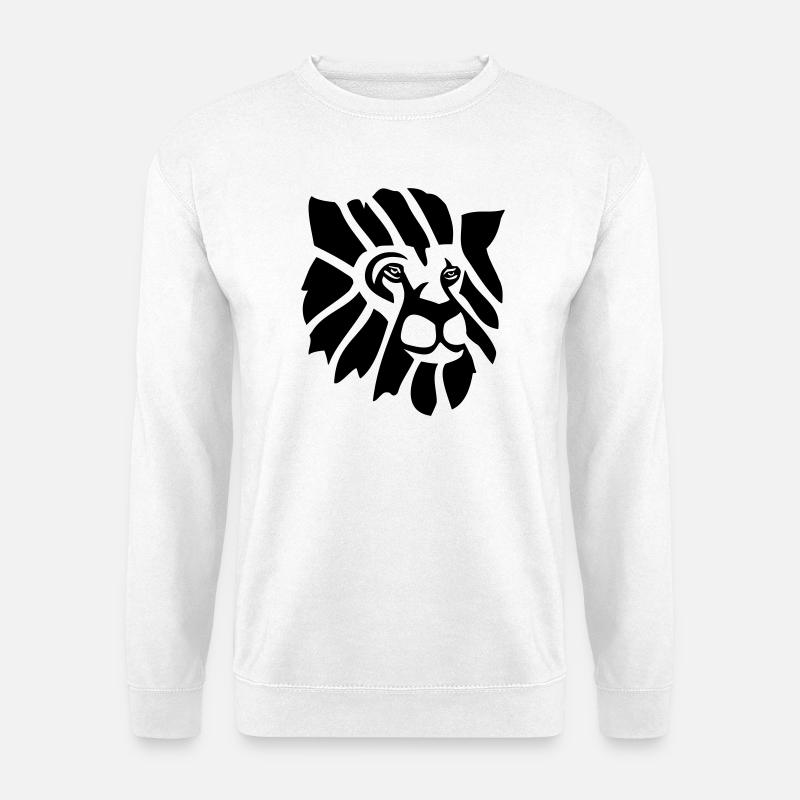Löwe - Unisex Pullover - Weiß