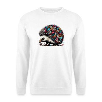 Igel - Unisex Pullover - Weiß - Vorne