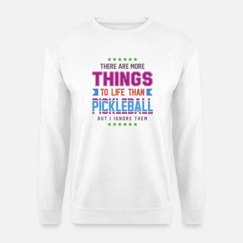Pickleball - Unisex Pullover - Weiß