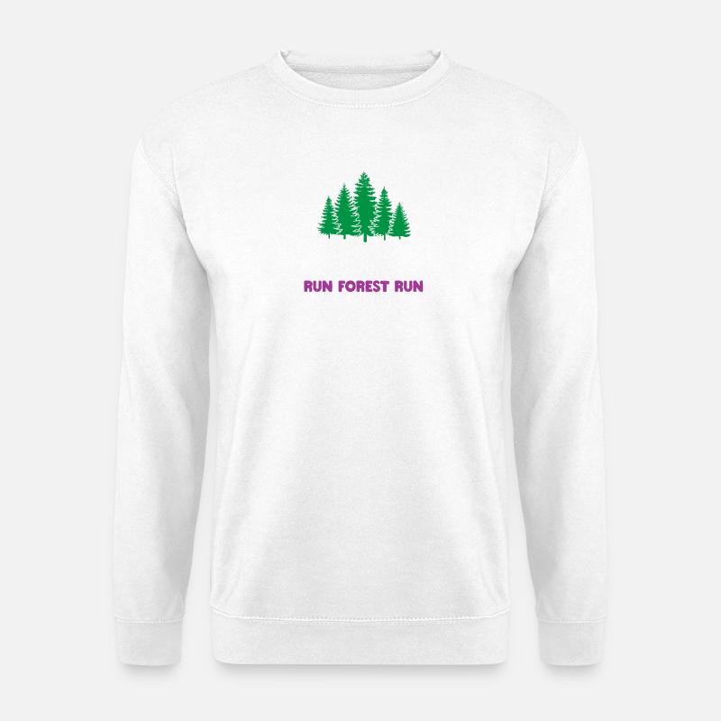 Trail Running - Run Forest Run - Unisex Sweatshirt - white