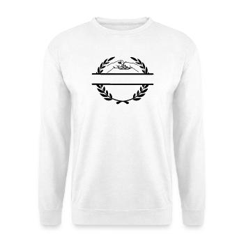 Gemeinsam im Lorbeerkranz arbeiten - Unisex Pullover - Weiß - Vorne