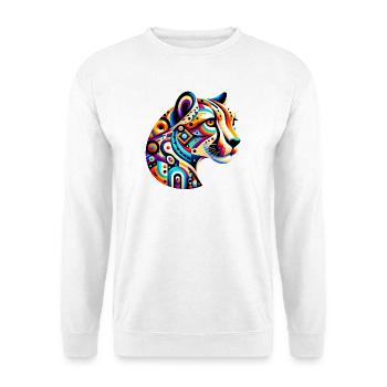 Gepard - Unisex Pullover - Weiß - Vorne