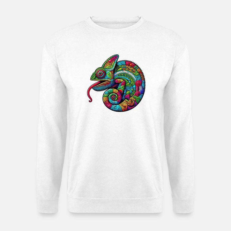 Chamäleon - Unisex Pullover - Weiß