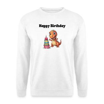 Happy Birthday - Congratulations - Unisex Sweatshirt - white - Front