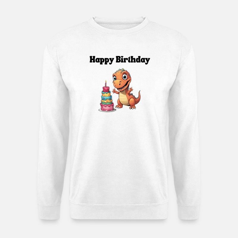 Happy Birthday - Herzlichen Glückwunsch - Unisex Pullover - Weiß